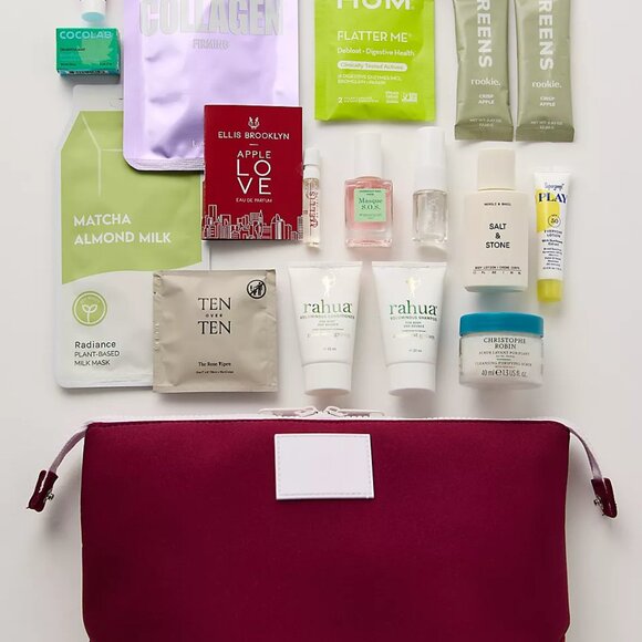 Free People Handbags - FREE PEOPLE Cosmetic Bag + 16 cosmetics